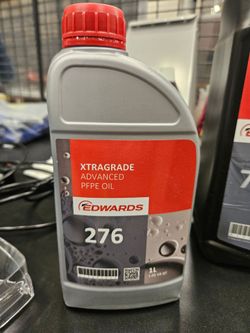 Selling 20 L of high performance PFPE oil and 5 L of ultra grade vacuum oil