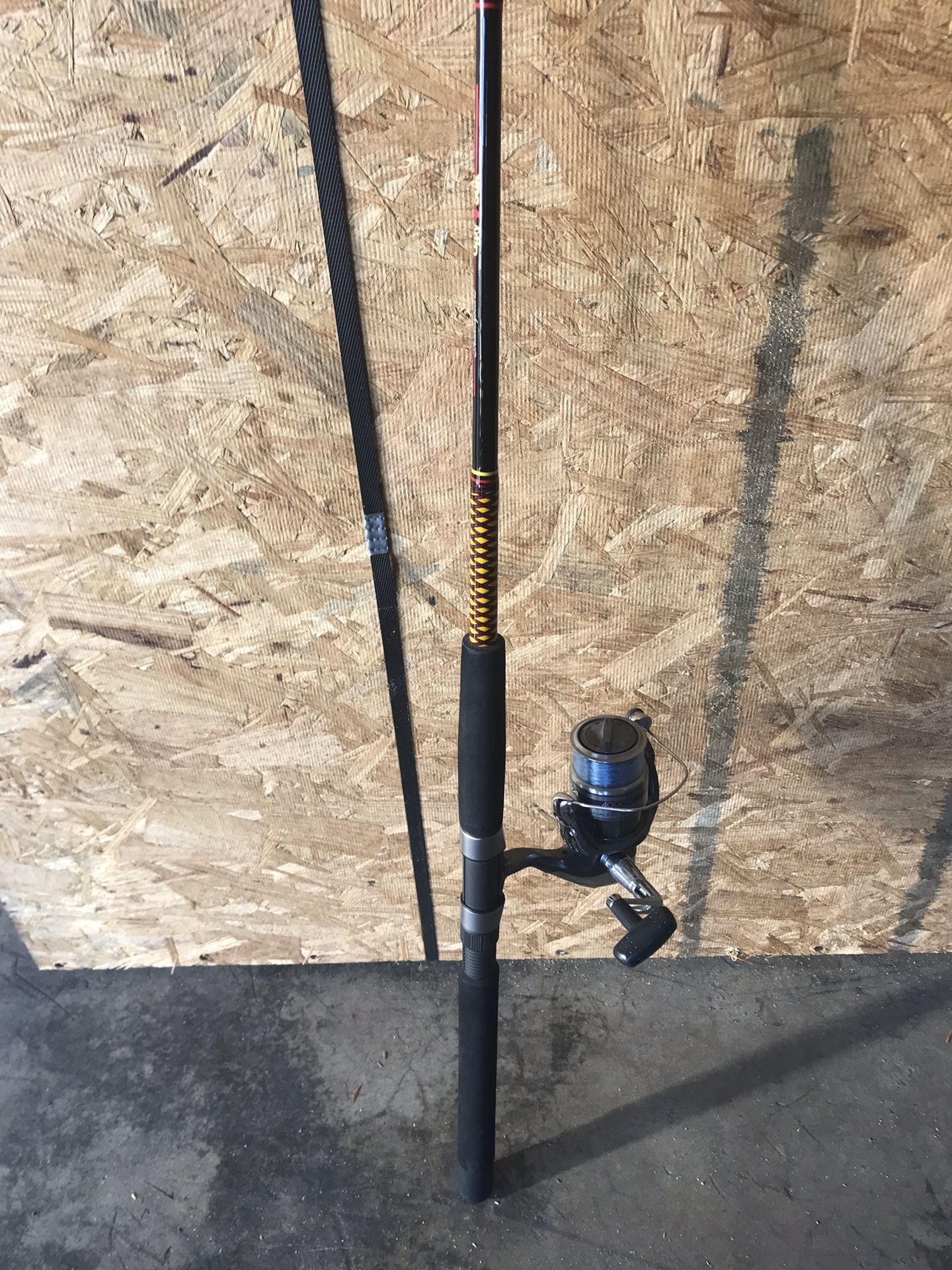 FISHING ROD SHAKESPEARE UGLY STIK 6'6 REEL SHIMANO SHIMANO SIENNA 4000FD