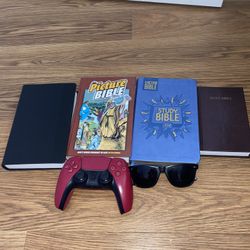 Bible’s, Sunglasses And Ps5 Controller 