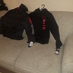Tommy jacket  Nike sweater