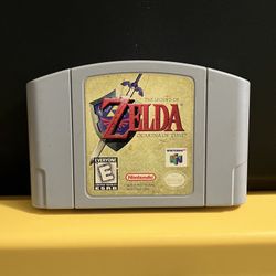 The Legend of Zelda Ocarina of Time OOT for Nintendo 64 video game system n64 console authentic genuine Link