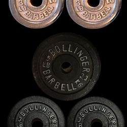 Weider Chrome Barbells Weights Plates With Bollinger 