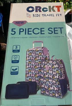Travel luggage for girl 5 piece set $45
