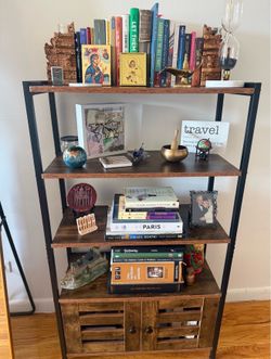 Industrial Bookshelf and Bookcase