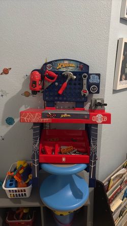 Spider-Man tool bench
