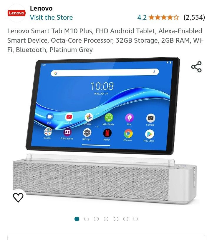 Lenovo Smart Tab M10 Plus