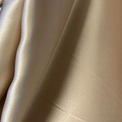 9 - 90” Square Satin Gold Linens For Sale