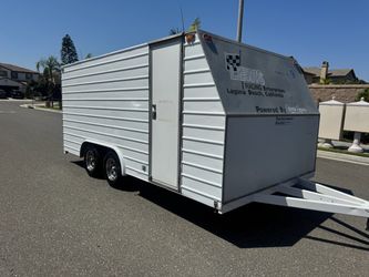 8.5x16race  cargo trailer clean title electrical brakes ready for the road fits quads rzr furniture fridges etc