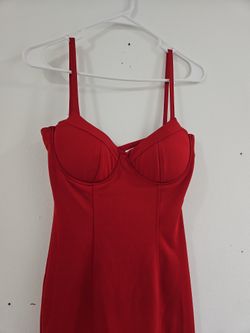 Lady's Red Dress