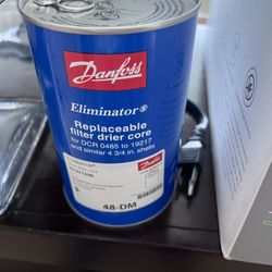 2 Danfoss Eliminator 48-DM Replaceable Filter Drier Core (model number 023U1396)