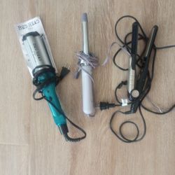 Hair Crimper, Titanium Straightener, Vidal Sassoon Curler  