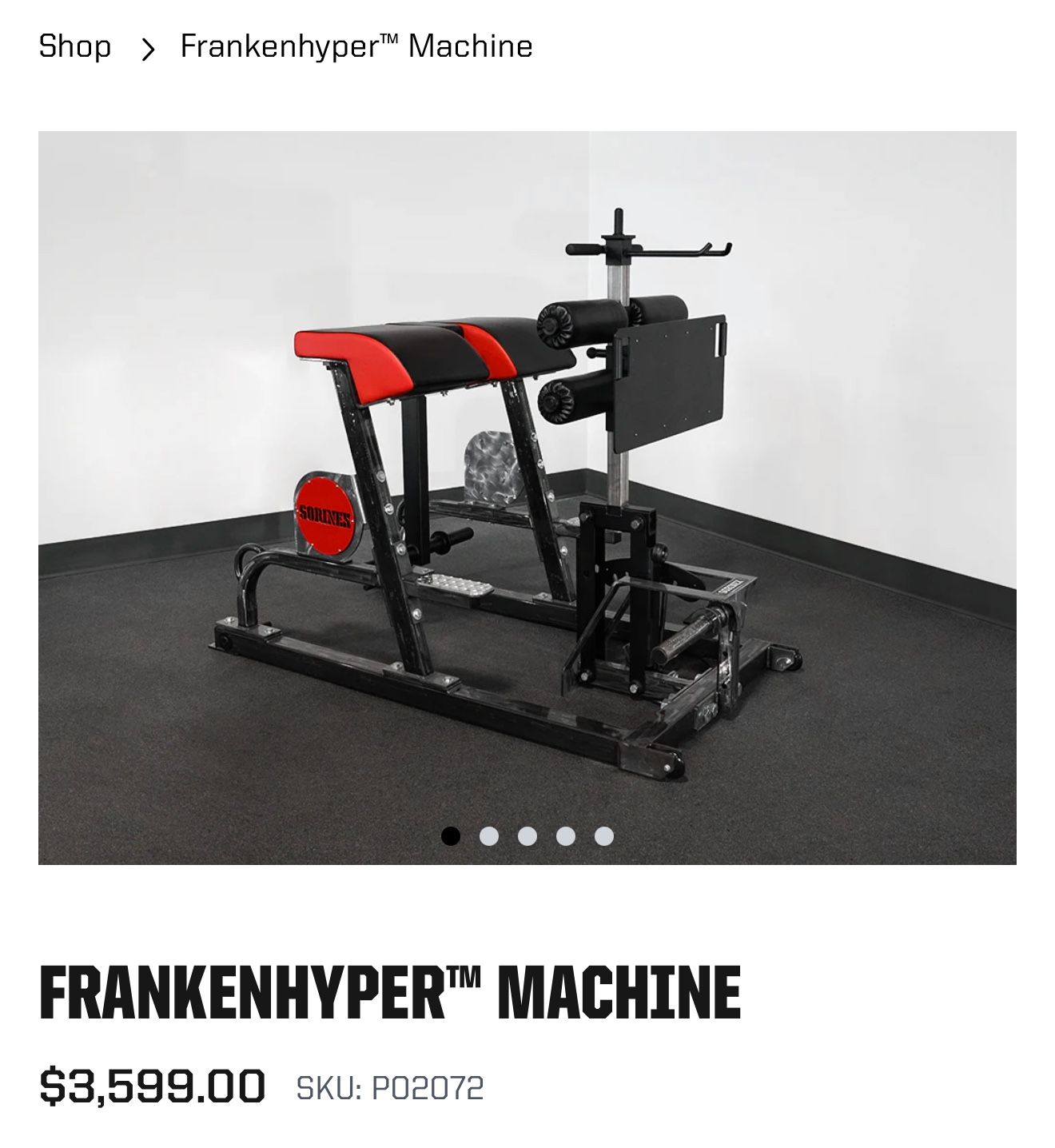 FRANKENHYPER™ Machine (Gym Equipment)