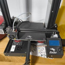 Ender 3 With Filament And Metal Upgrades