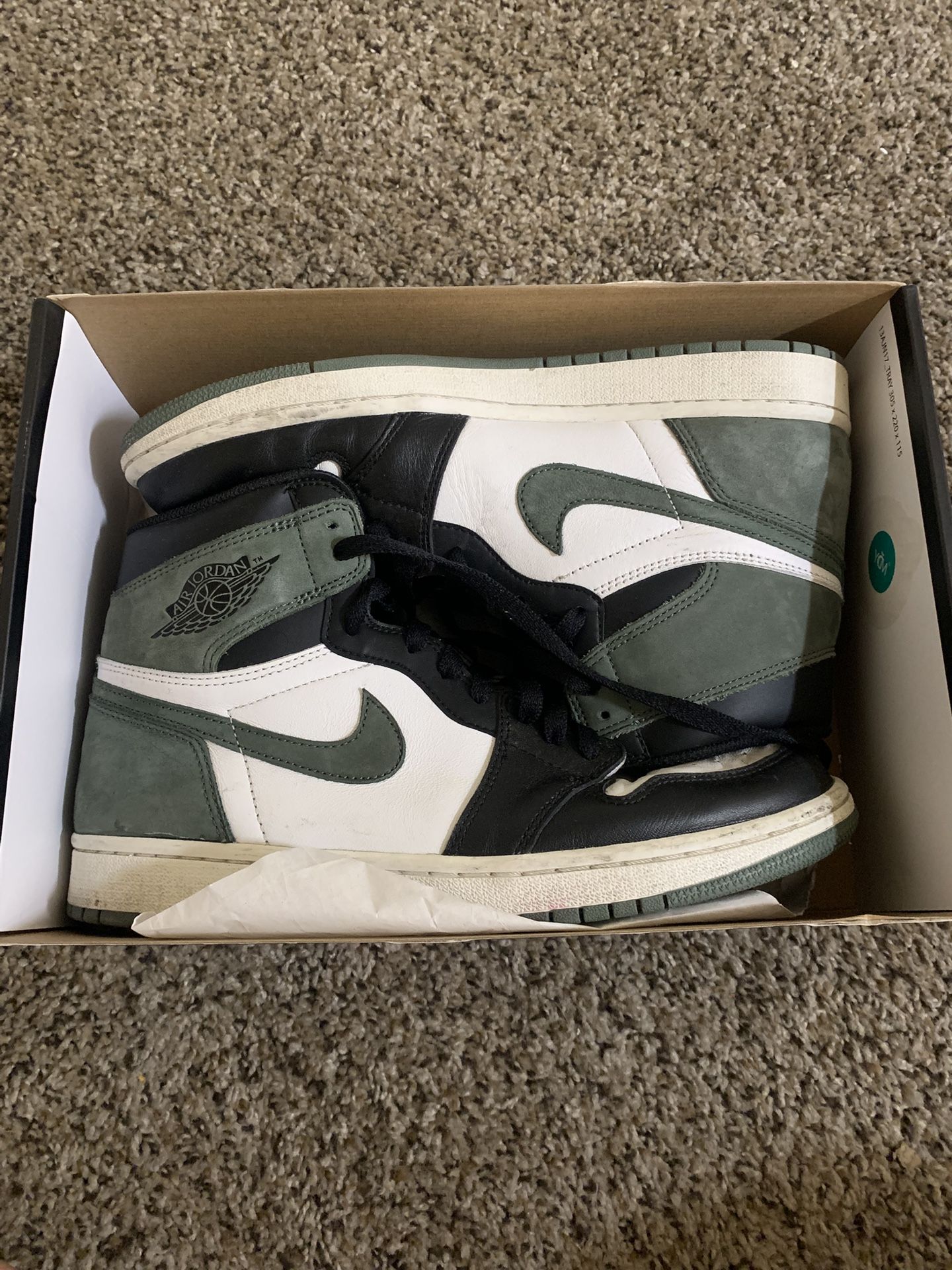 Air Jordan 1 Retro High OG Clay Green