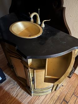 Bathroom vanity and sink