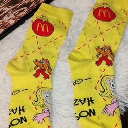 New Limited Edition Mcdonald Grinch Socks !