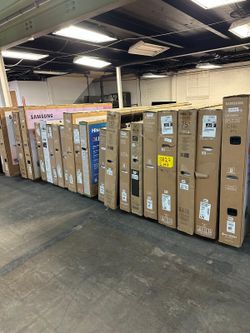 TV open box sizes 24”-86”