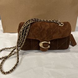 Coach Tabby 20 In Suede Brown READ DESCRIPTION, For Sell Send Offers 