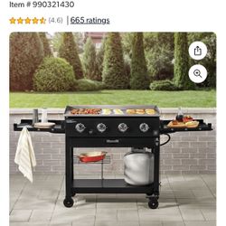 4 Burner Gas Griddle - NEW IN BOX!