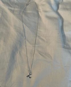 “K” necklace