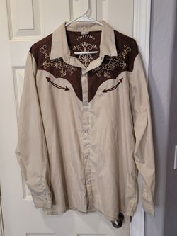 Spirit Halloween cowboy costume shirt