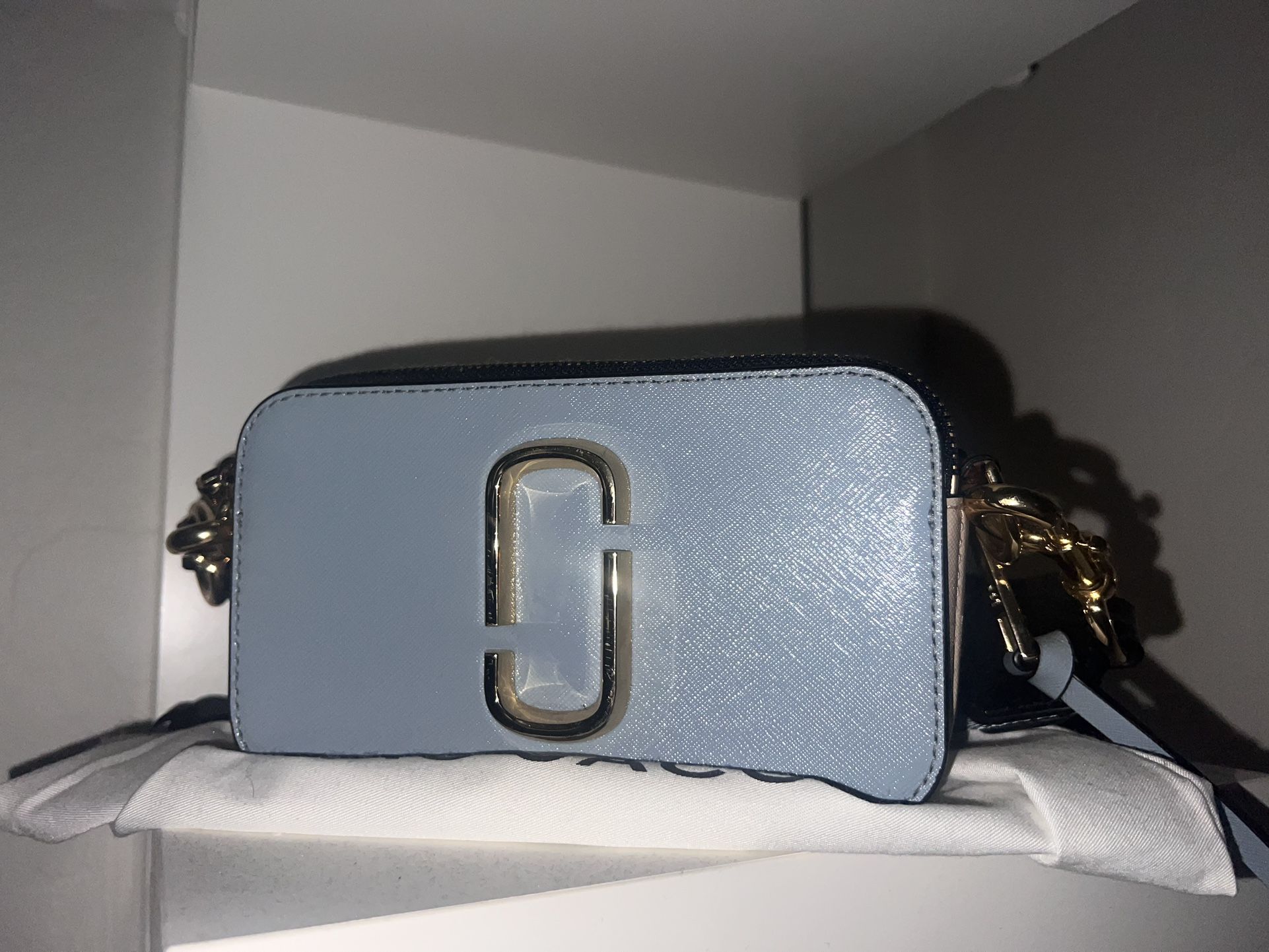 baby blue snapshot marc jacobs bag