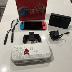 Nintendo Switch Console with accessories– Console, Dock, Joy-Cons, Case & Accessories 