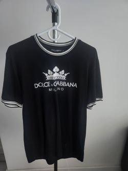 Dolce & Gabbana Black T-Shirt With Logo