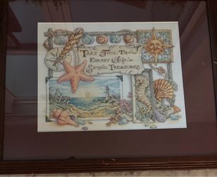 Picture frame/ knitted picture