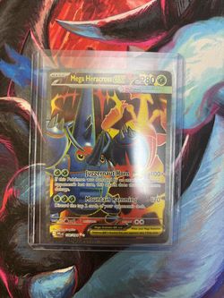 Mega Heracross ex Ultra Rare ME02: Phantasmal Flames 108/094