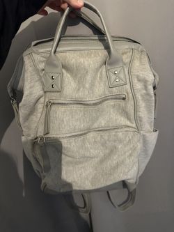 Grey Backpack 