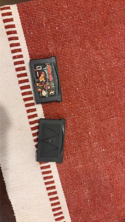 Super Mario bros 3 and donkey Kong country gamboy advance