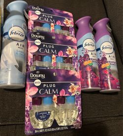 Febreze Air Mist & Downy Plug Refill Bundle