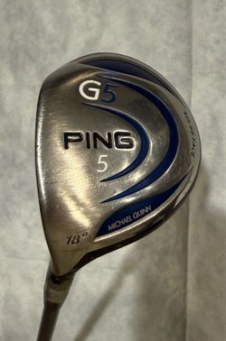 Ping G5 5 Wood 18* Ping TFC 100F Reg. Flex Graph