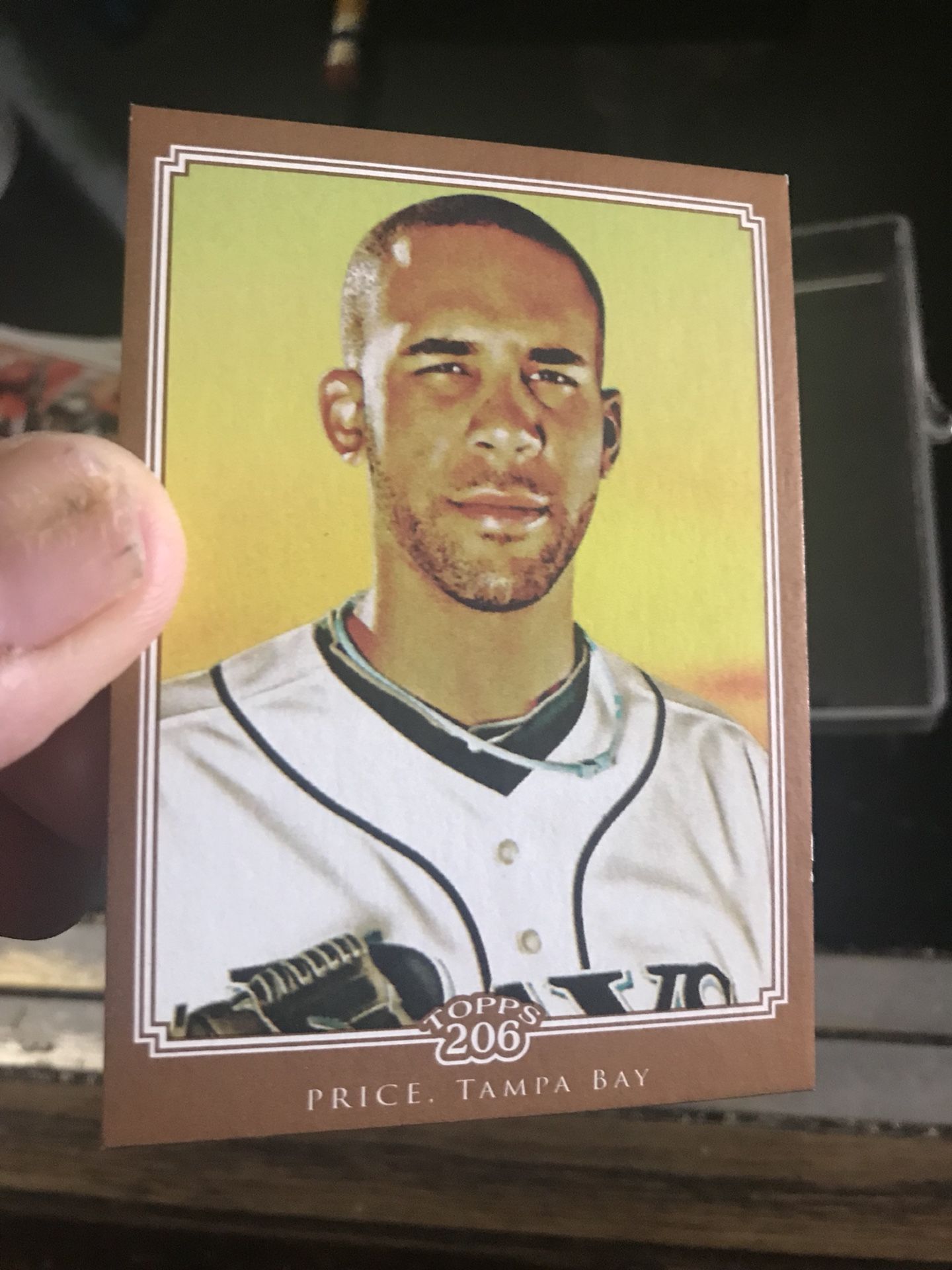 David price 2010’topps baseball card