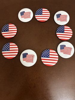 America Flag Button