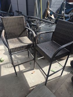 Chairs and table available