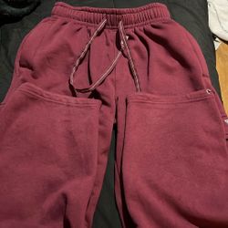 Burgundy Pro club sweats Size S