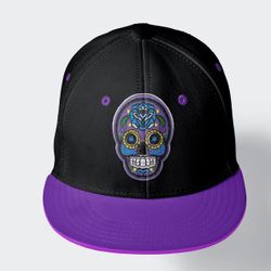 Day Of The Dead Hats 🧢 Suger skull Hats 2 Color Tone