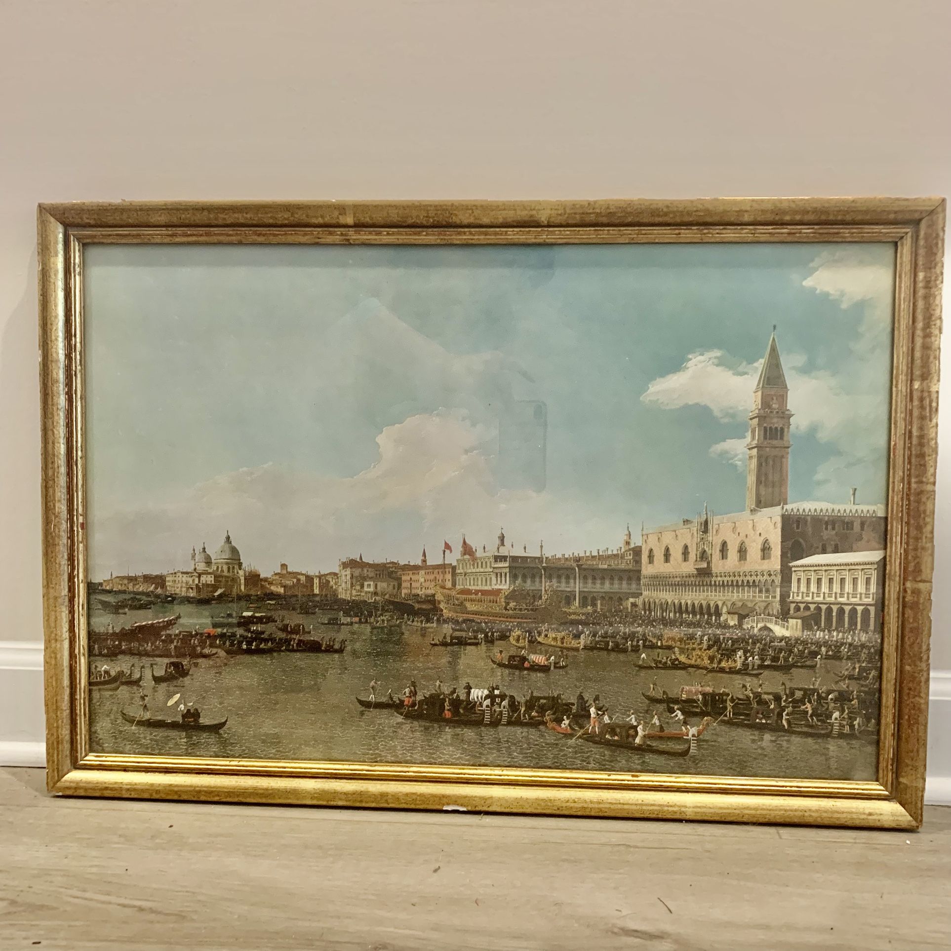 Giovanni Canaletto “Piazzetta” framed print