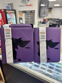 Pokemon Ultra Pro Gengar 12 Pocket 9 Pocket Zippered Binder