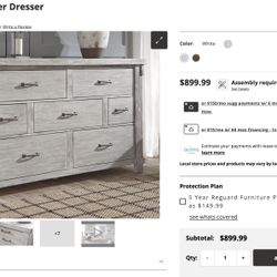 $200 Discount - Luxurious 7-Drawer Dresser