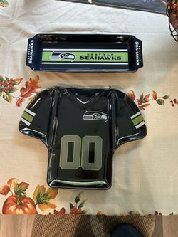 Seattle Seahawks Serving Trays