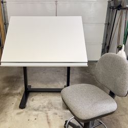 Drawing Table with Chair