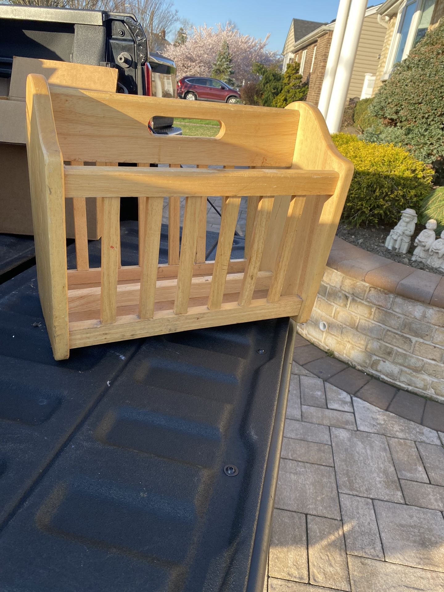 Magazine Rack Wood