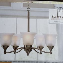 Portafolio 5 light chandelier