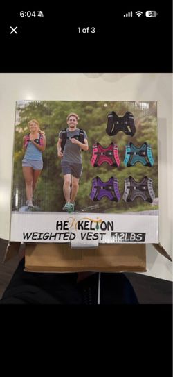 NEW 12LB Weighted Vest Blue