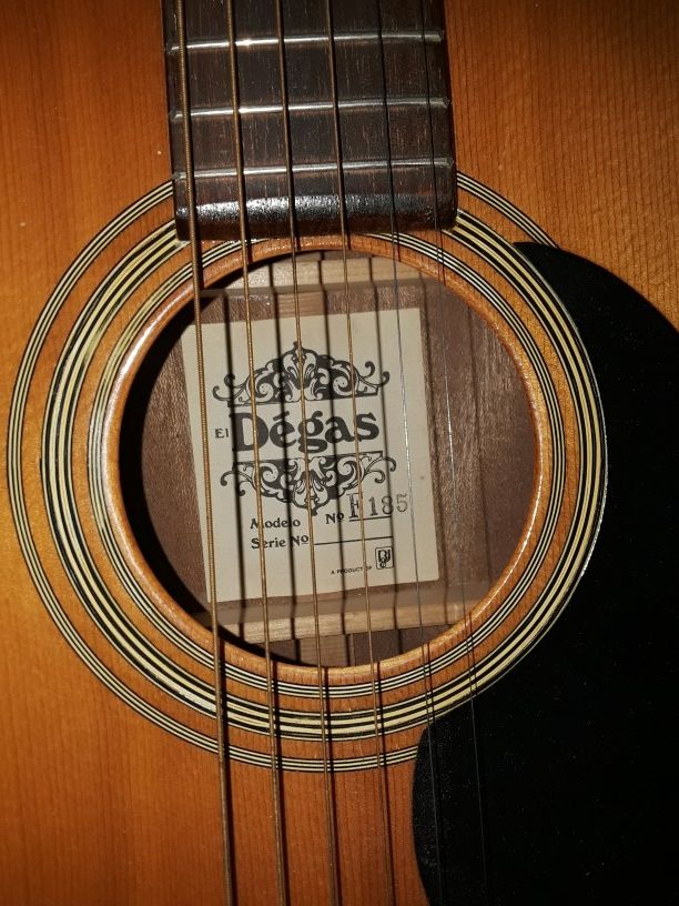 Vintage EL DEGAS GUITAR model F185