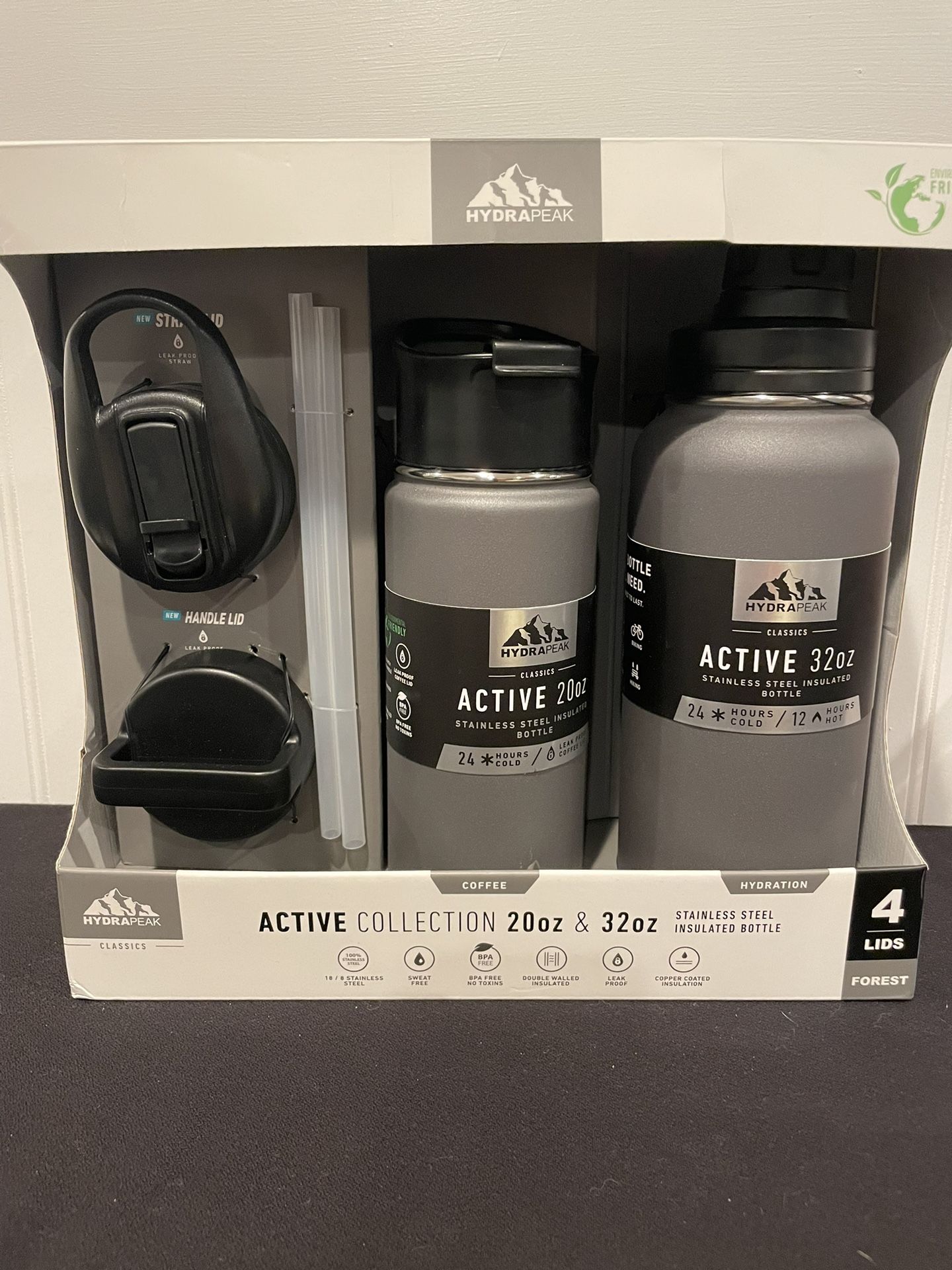 Hydrapeak 20oz & 32oz Water Bottles