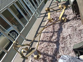 Wrought iron table base
